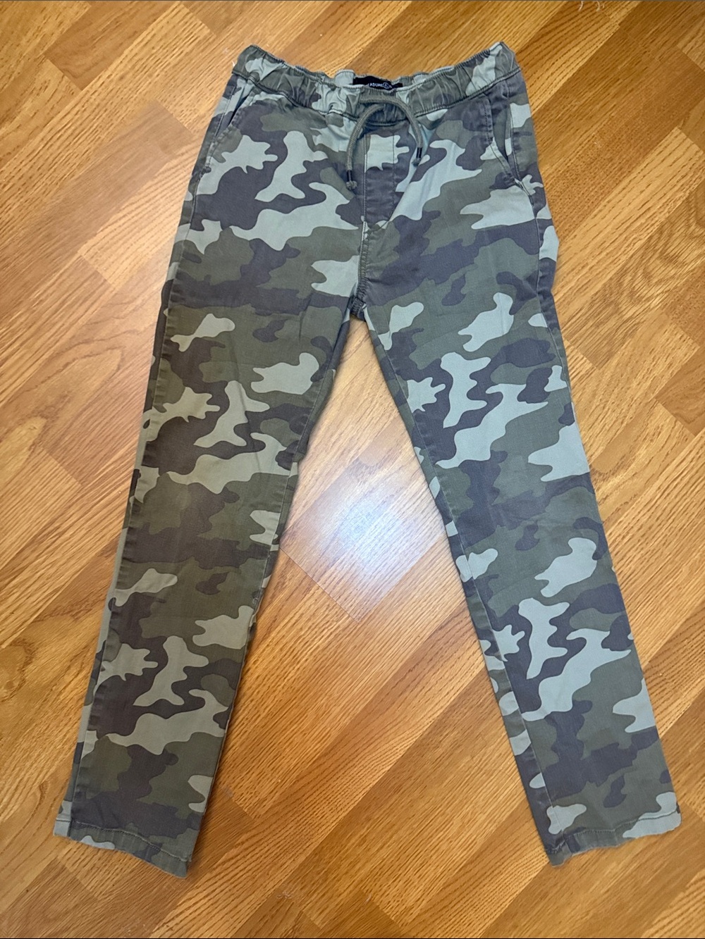 Treasure & Bond Kids Camo Pull-On Pants in Green and Brown